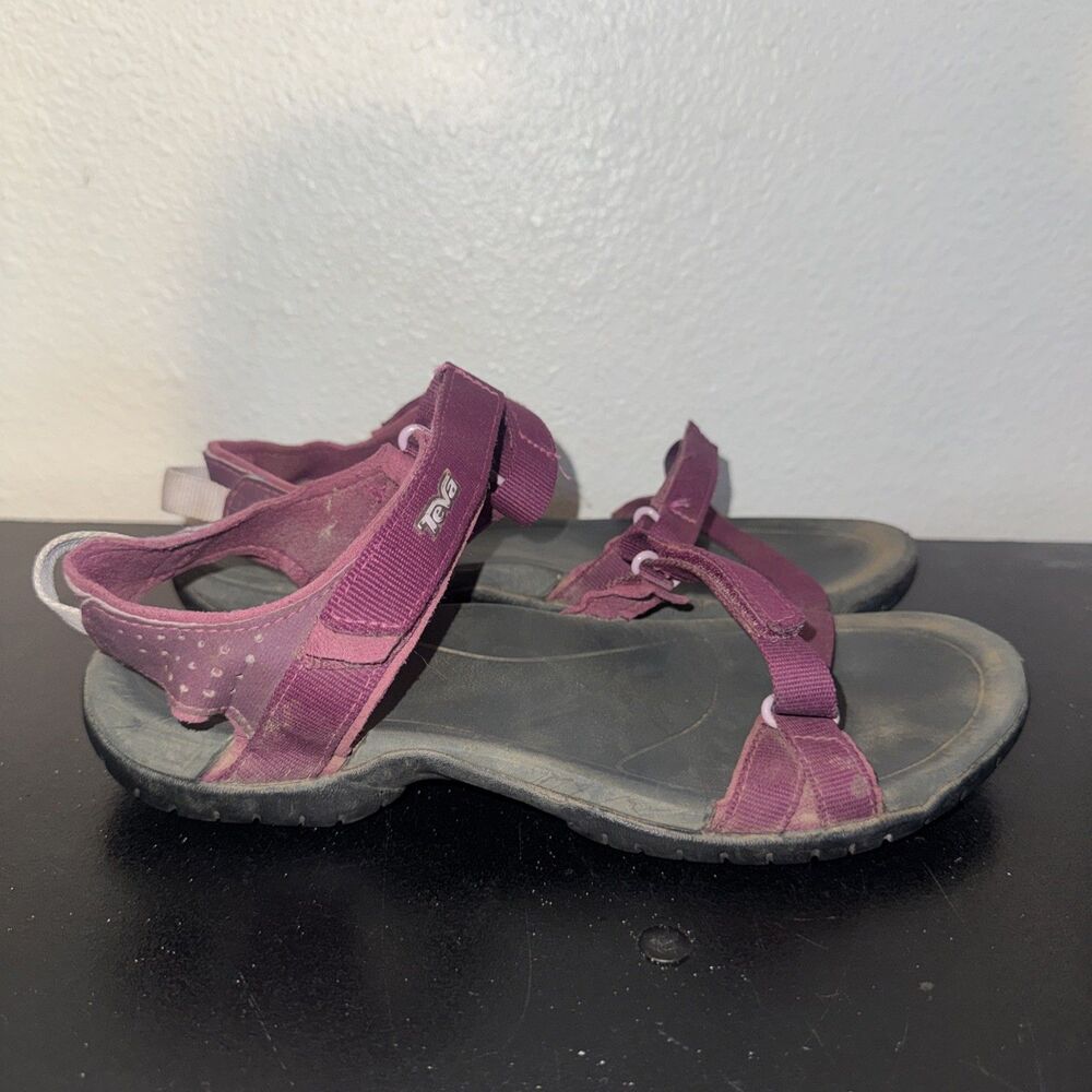 Teva Sandals Womens 7 Verra Hiking Brown Adjustable Straps Cushioned Comfort
